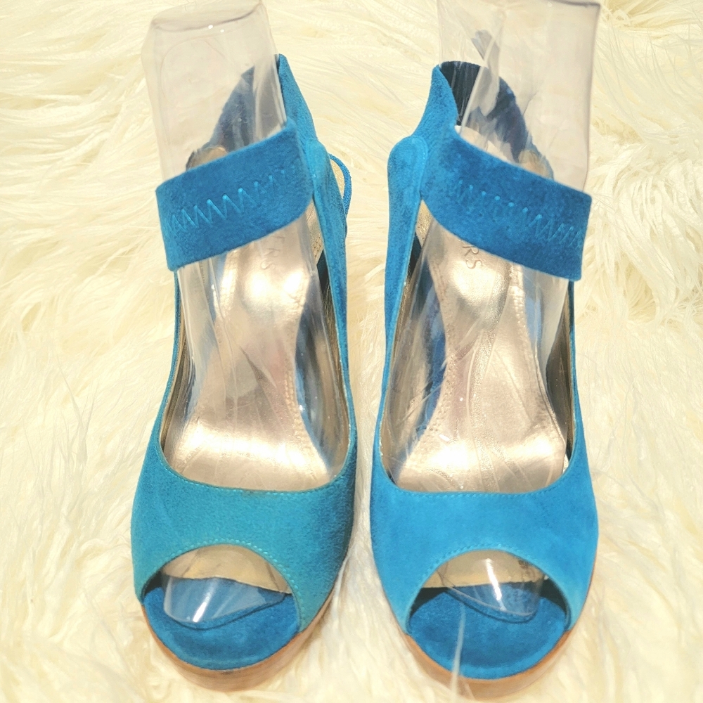 Bakers Debbi High Heels, 7.5 M, Turquoise